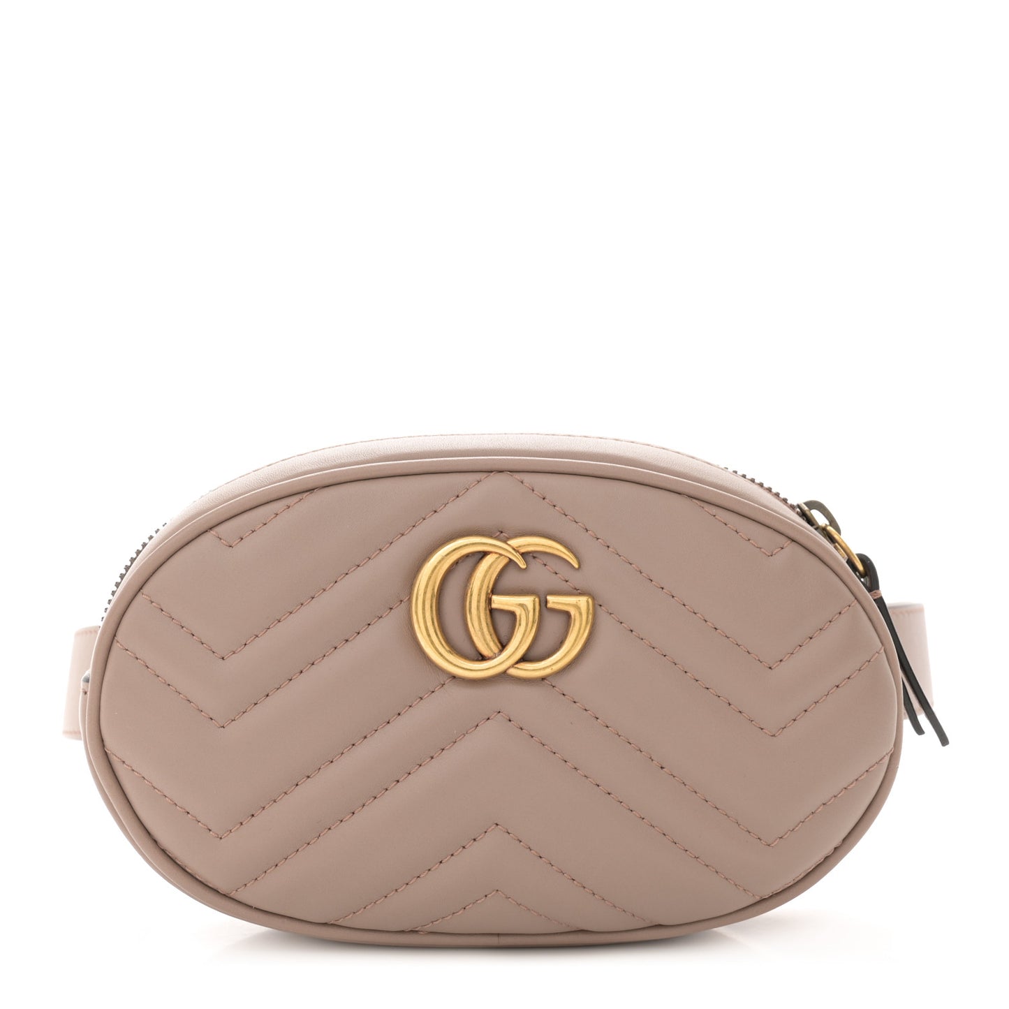 Calfskin Matelasse GG Marmont Belt Bag 85 34 Porcelain Rose