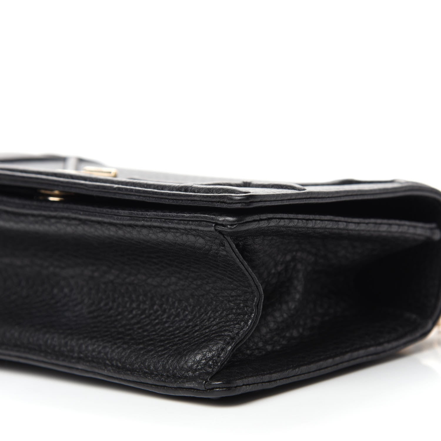 Christian Dior Grained Calfskin Small Diorama Flap Bag Black 7 of 10