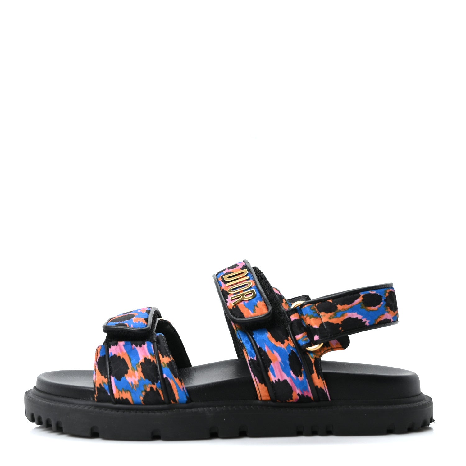 Christian Dior Technical Fabric Mizza Print Dioract Sandals 37