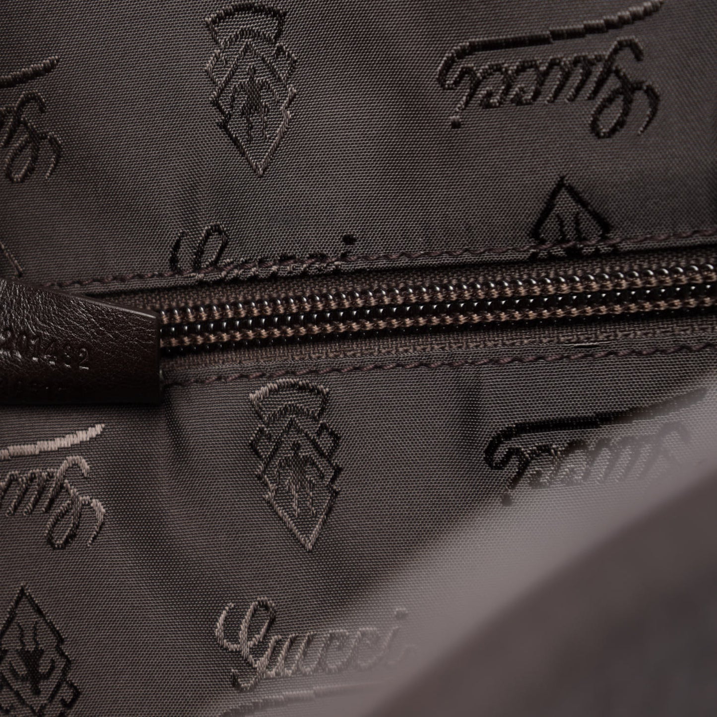 Guccissima Medium Joy Tote Bag Dark Brown
