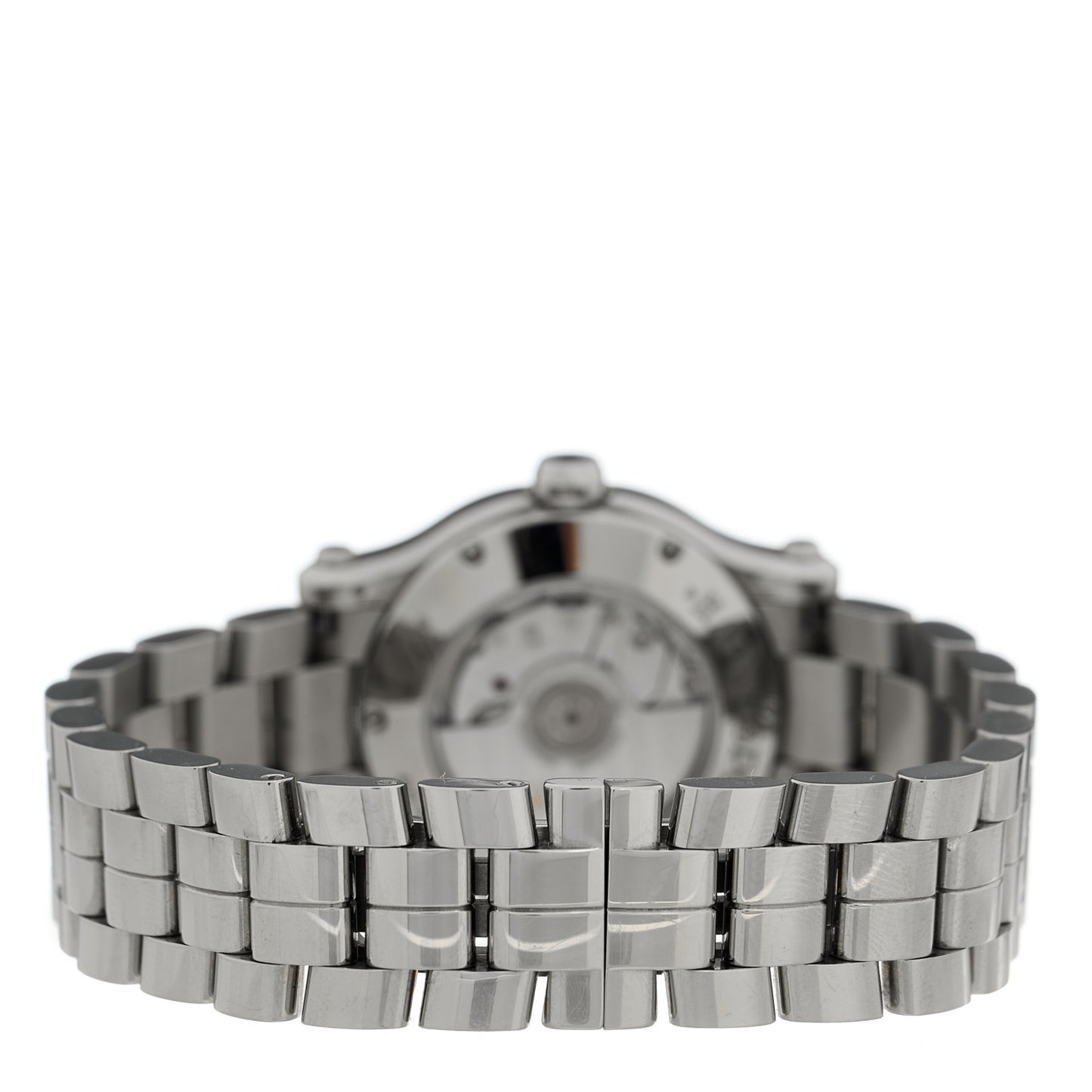 Stainless Steel 5 Diamond 30mm Happy Sport Automatic Watch