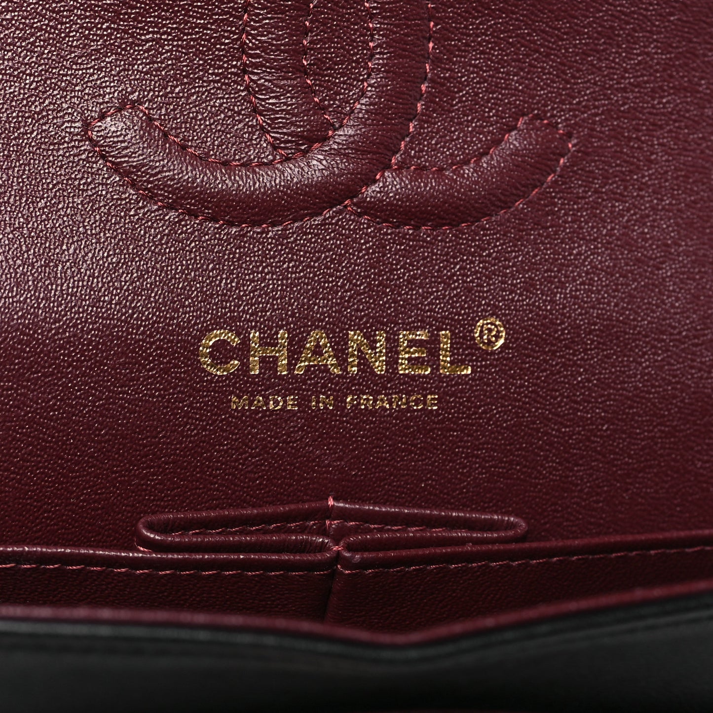 Lambskin Quilted Small Double Flap Black