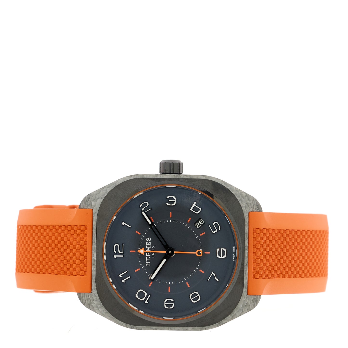 Glass Fiber Ceramic Rubber 39mm H08 Automatic Watch Orange