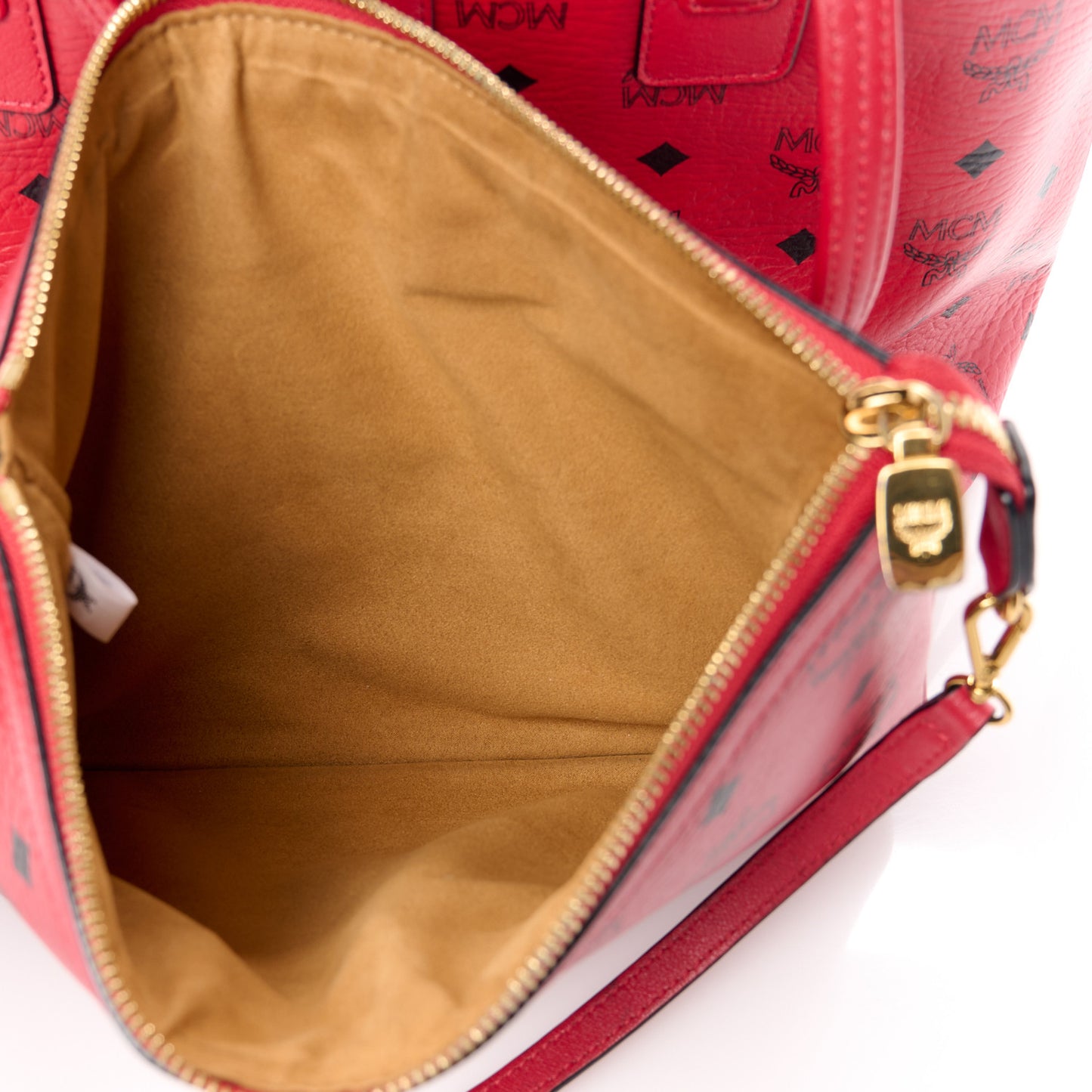 Visetos Medium Liz Reversible Shopper Tote Ruby Red