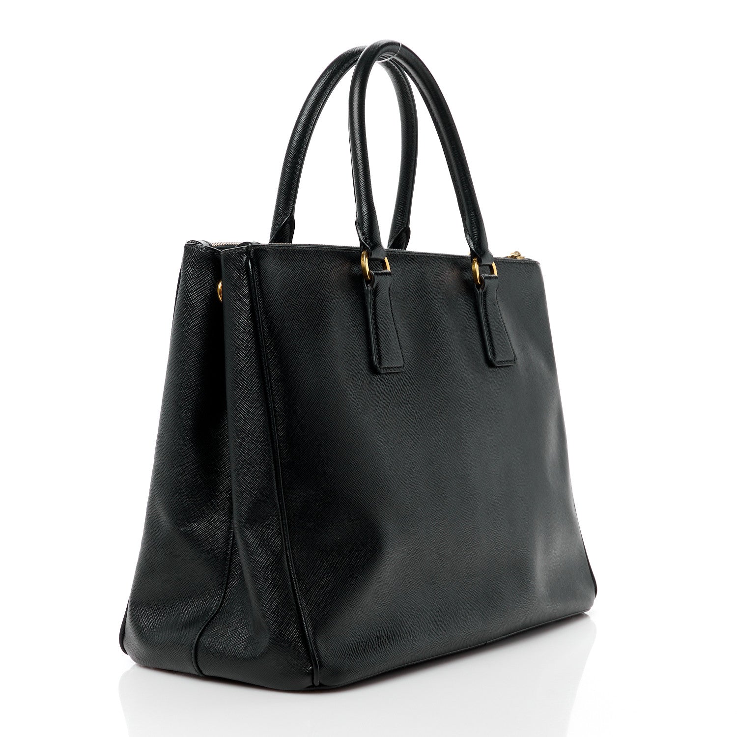 Prada Saffiano Large Galleria Double Zip Tote Black 3 of 14