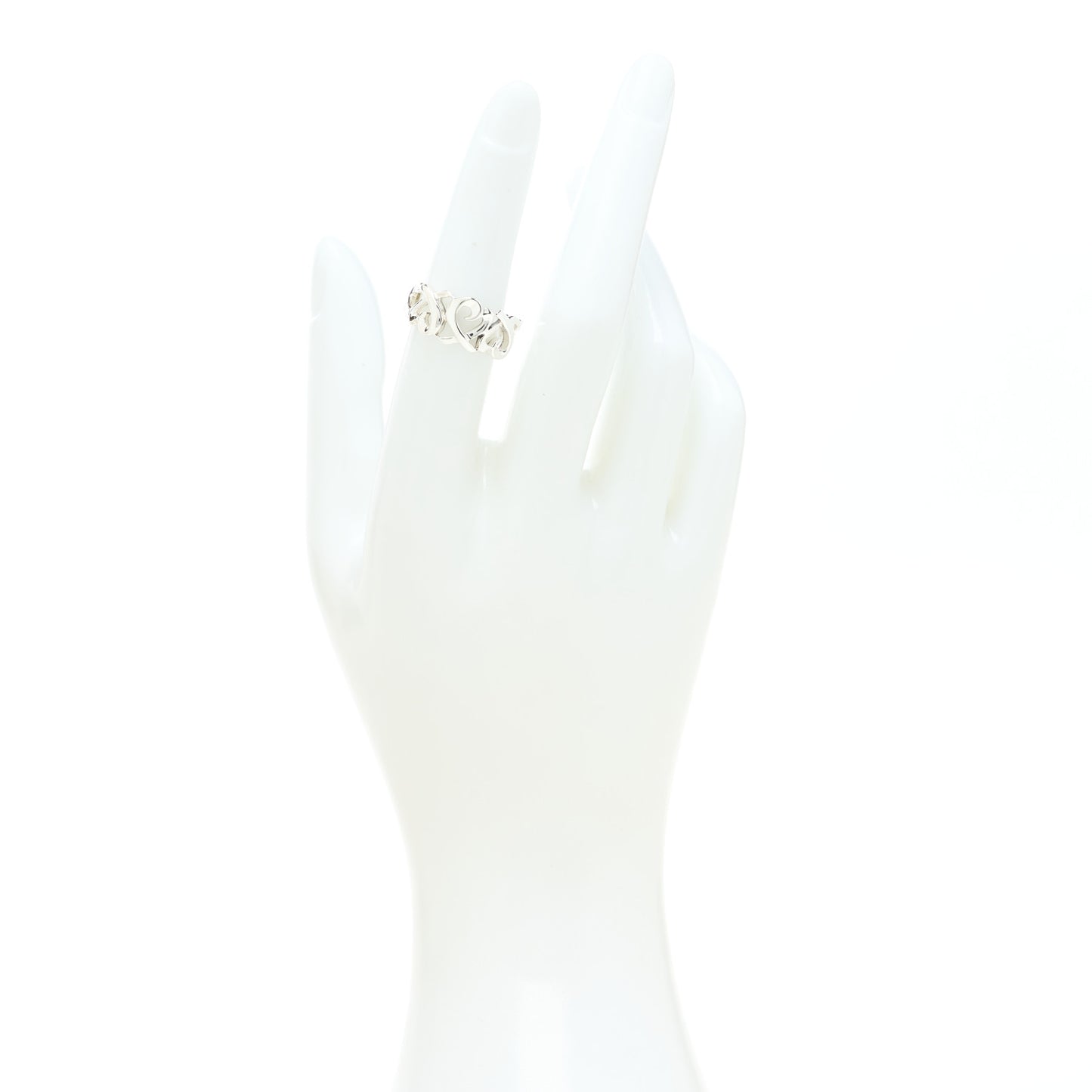 Sterling Silver Paloma Picasso Loving Heart Band Ring 52 6