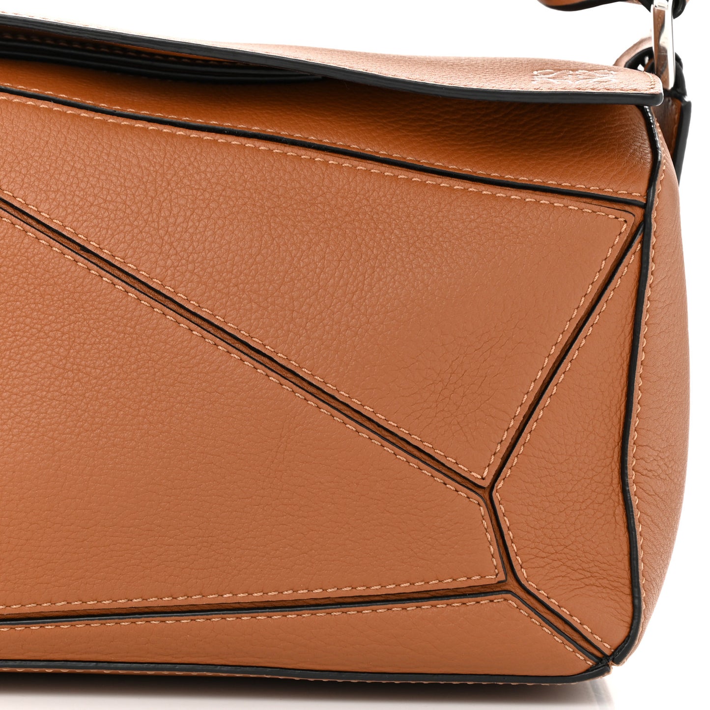 Calfskin Small Puzzle Bag Tan