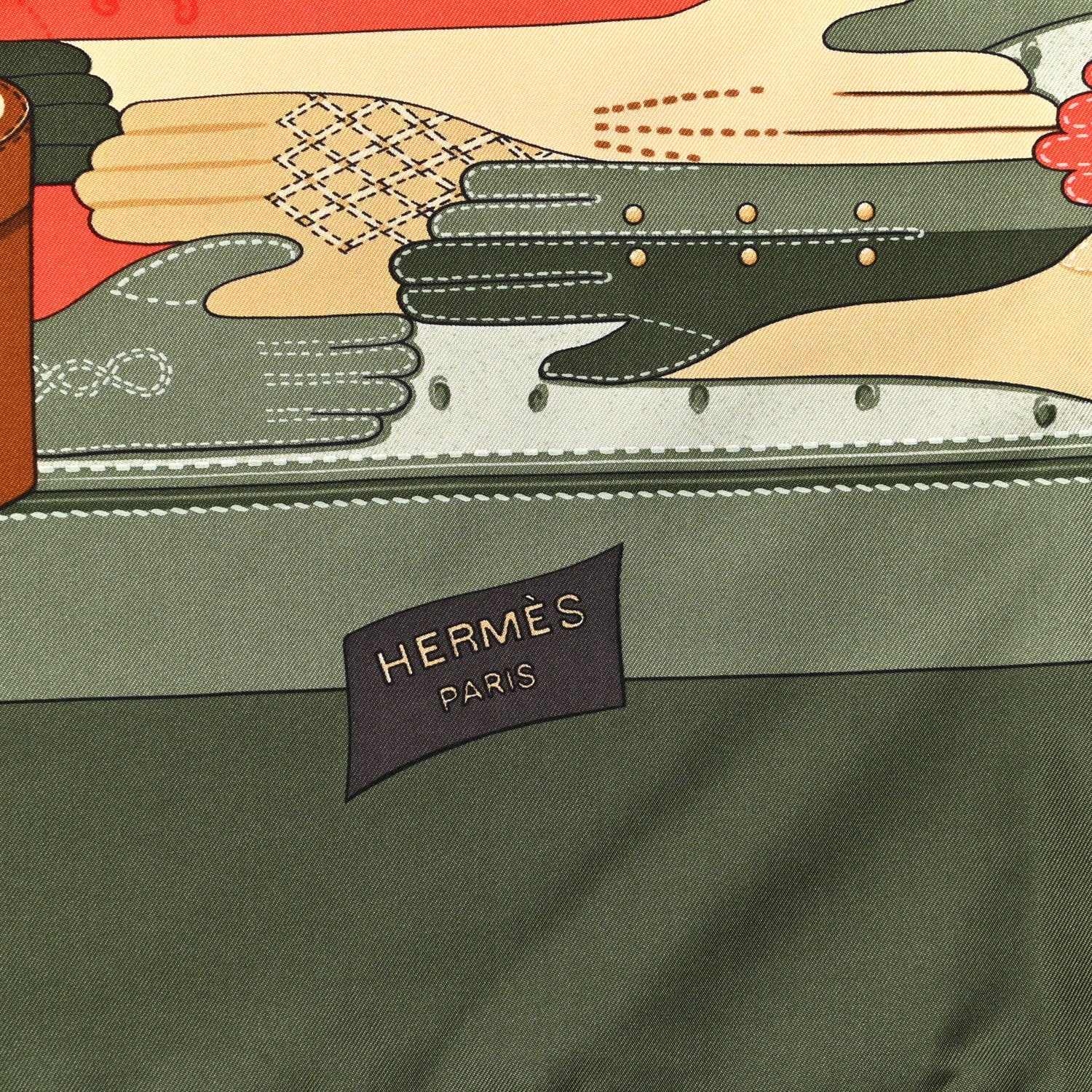 Hermes Silk Tout Cuir Scarf 90 2 of 6