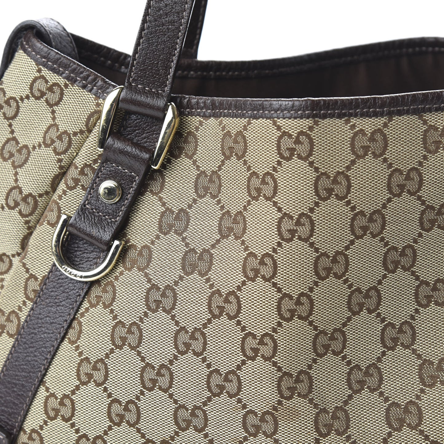 Monogram Medium Abbey Shoulder Bag Dark Brown