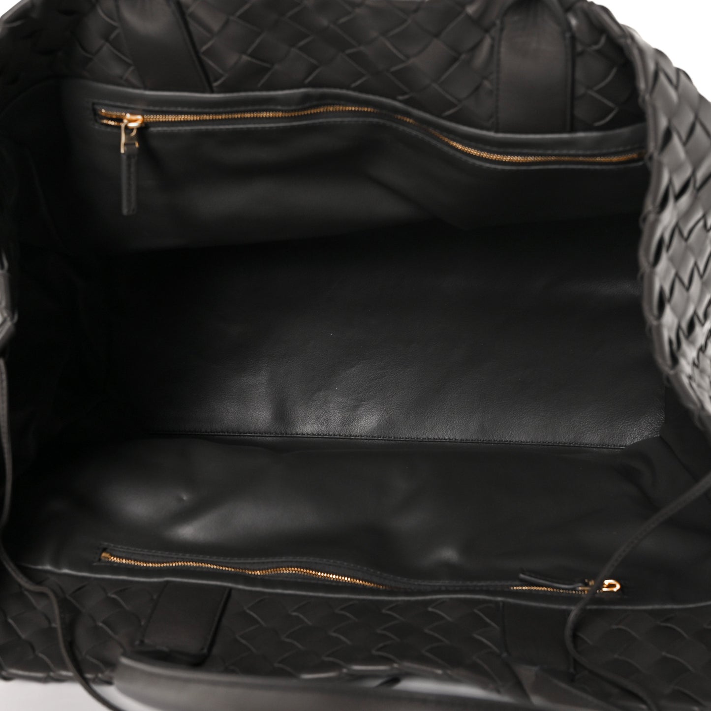 Nappa Intrecciato Tote Light Grey