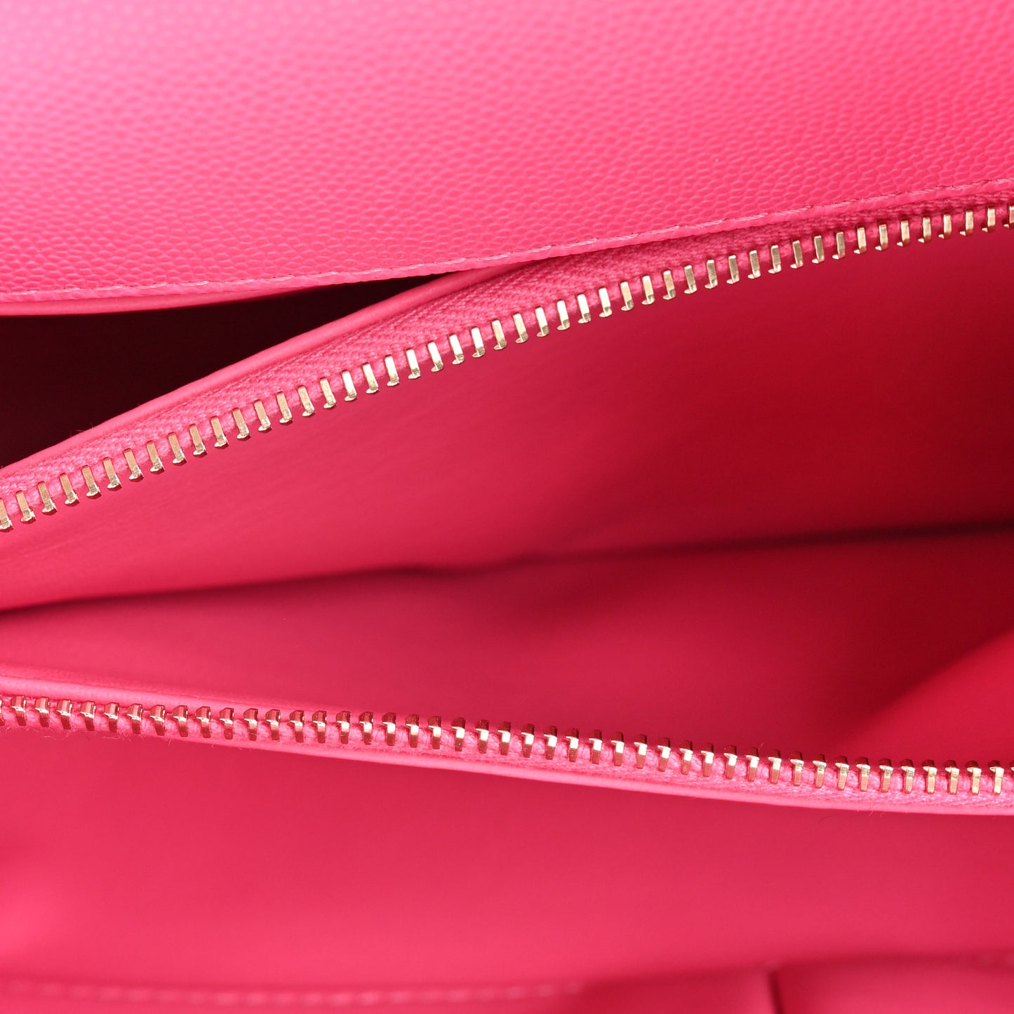 Caviar Quilted Small Coco Handle Flap Dark Pink