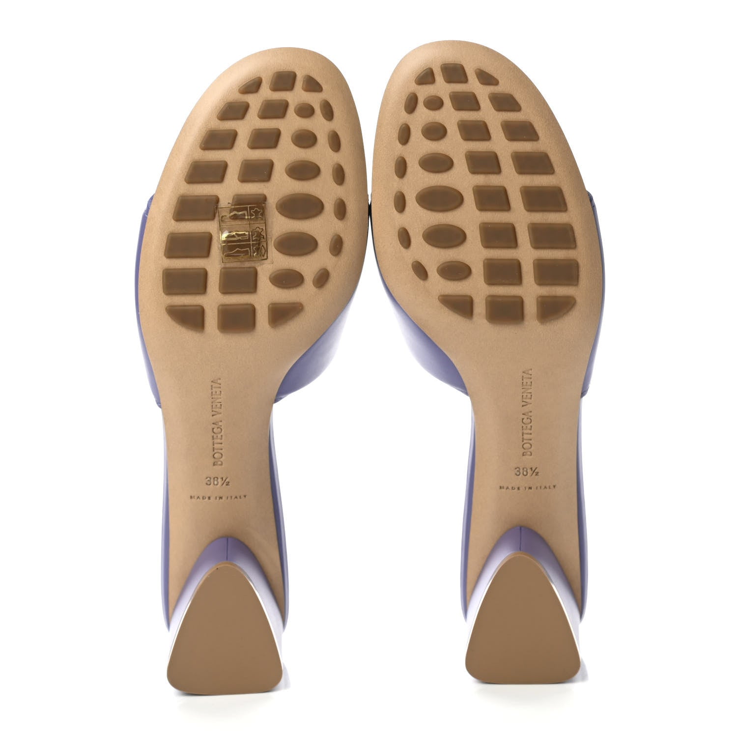 Bottega Veneta Vienna Calfskin The Band Sandals 38.5 Lavender 5 of 7