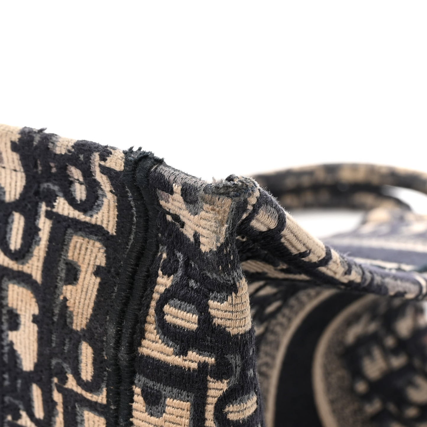 Oblique Medium Book Tote Blue Multicolor