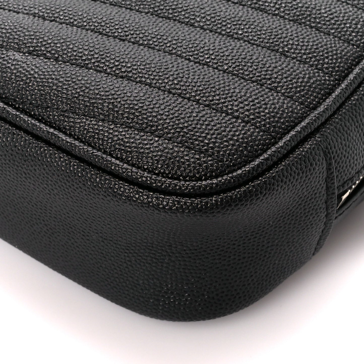 Grain De Poudre Matelasse Monogram Mini Lou Camera Bag Black