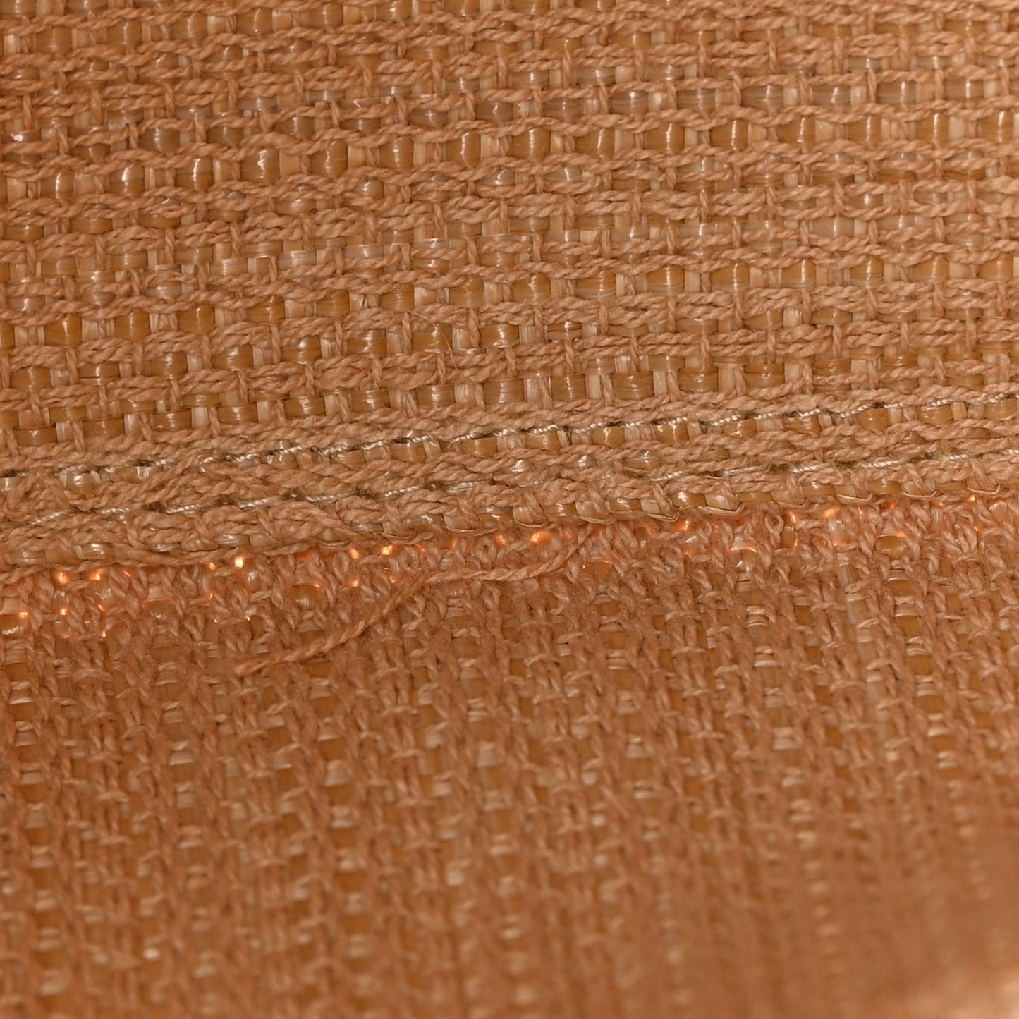 Raffia Logo Tote Naturale