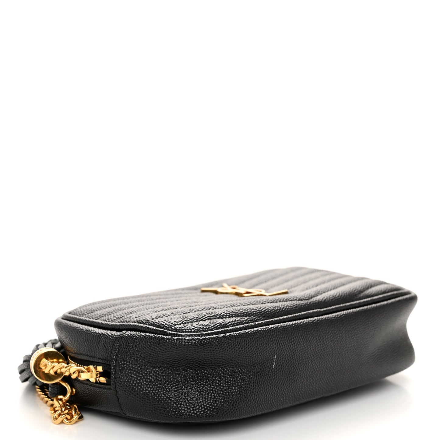Grain De Poudre Matelasse Monogram Mini Lou Camera Bag Black