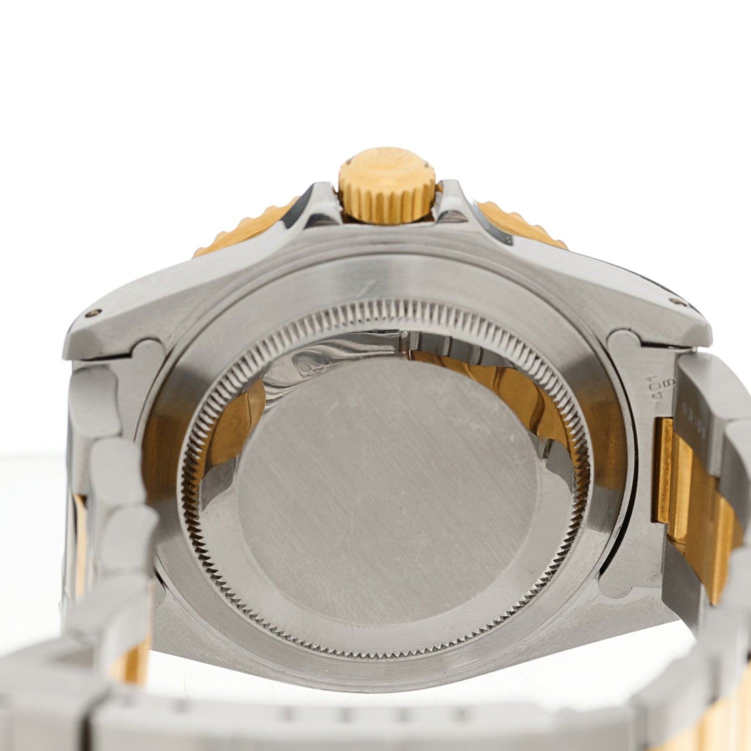 Rolex Stainless Steel 18K Yellow Gold 40mm Submariner Date Watch Royal Blue 16613 4 of 4