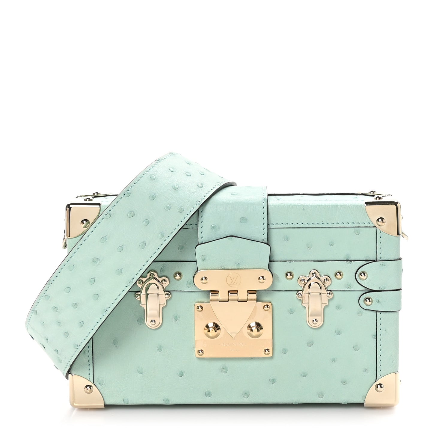 Ostrich Petite Malle Vert Celadon