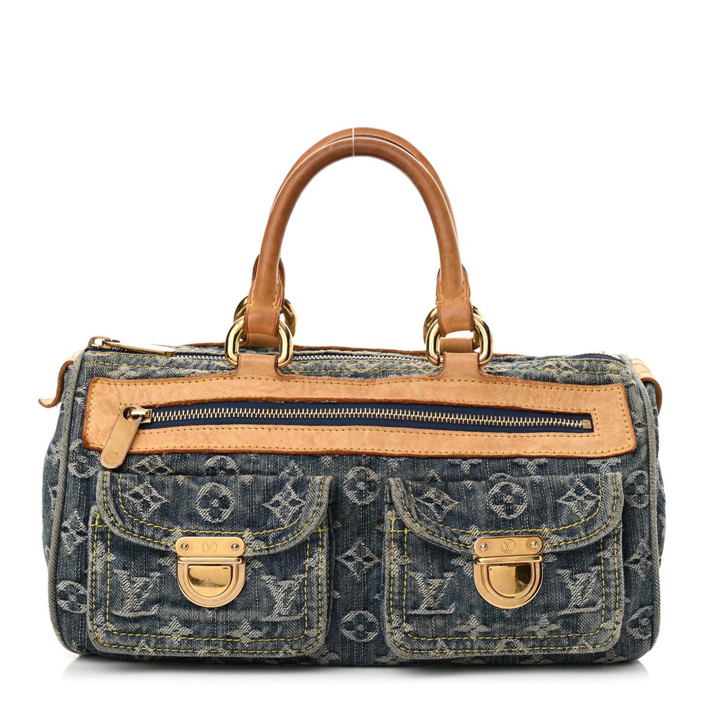 Monogram Denim Neo Speedy Blue
