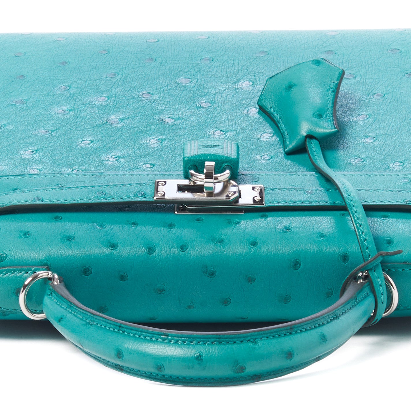 Ostrich Kelly Sellier 25 Vert Verone