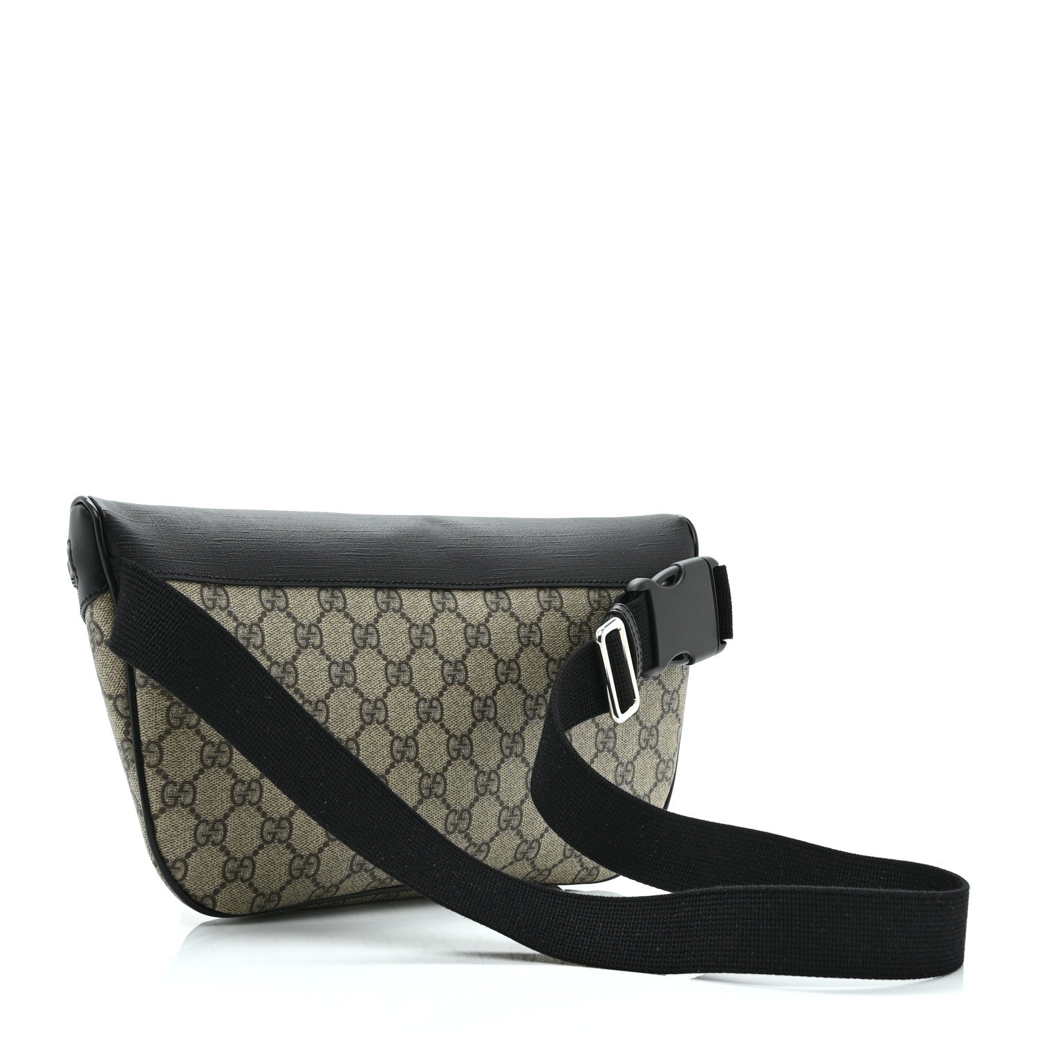 Gucci GG Supreme Monogram Belt Bag Black 3 of 9