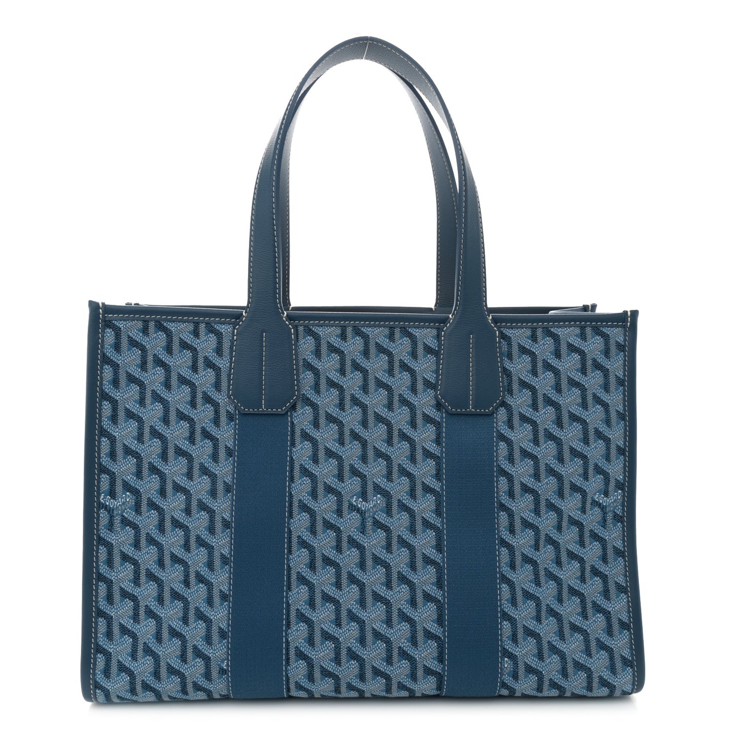 Goyardine Villette PM Tote Ocean Blue