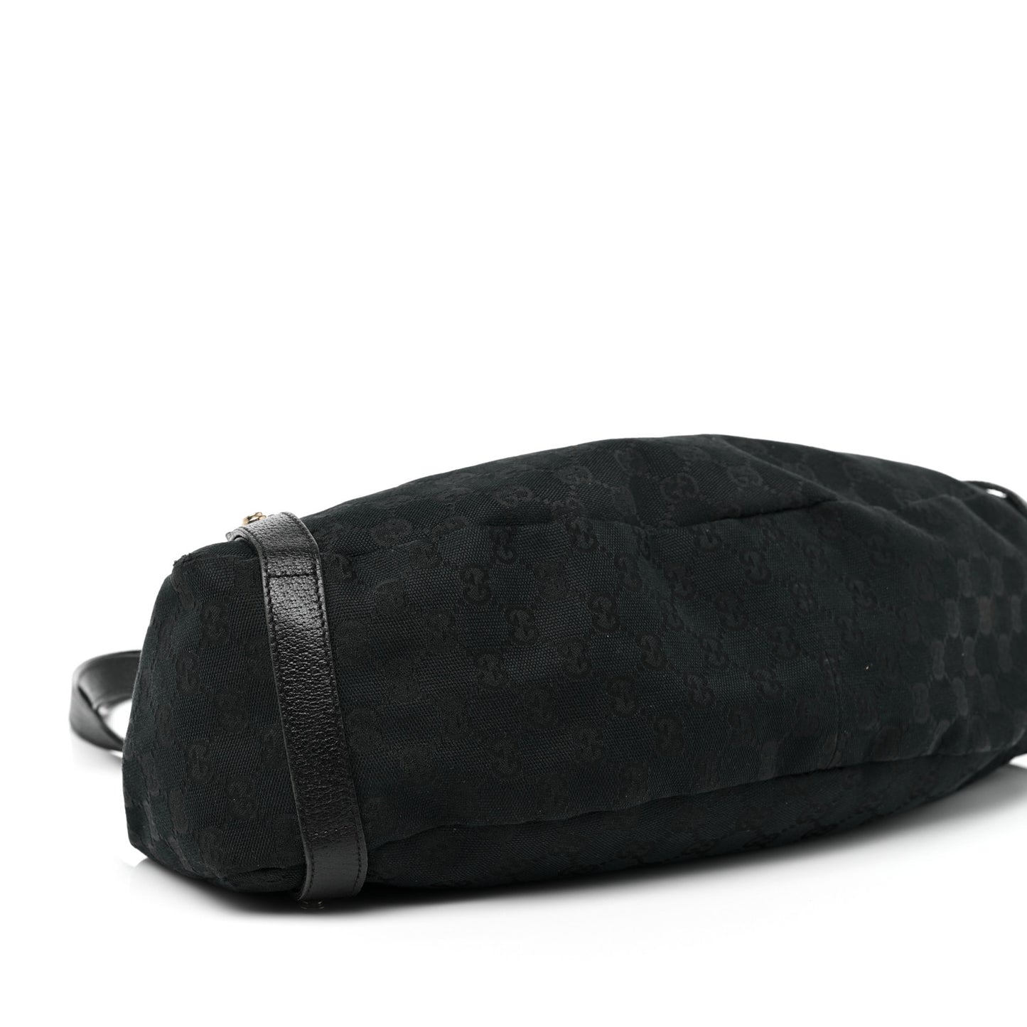 Monogram Medium Abbey Shoulder Bag Black