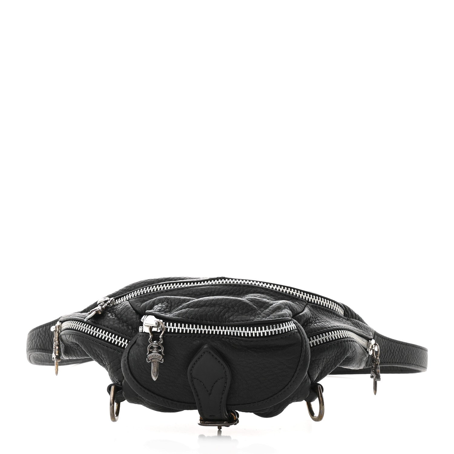 Chrome Hearts Grained Calfskin Snat Pack Gunslinger Waist Bag