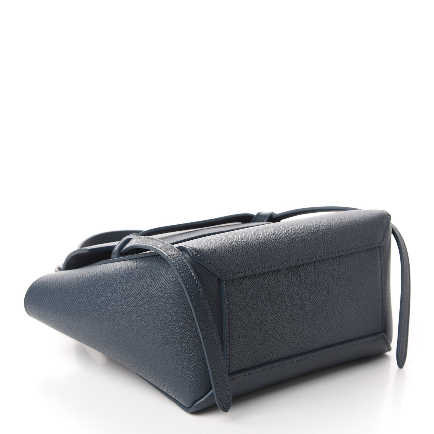 Grained Calfskin Nano Belt Bag Abyss Blue