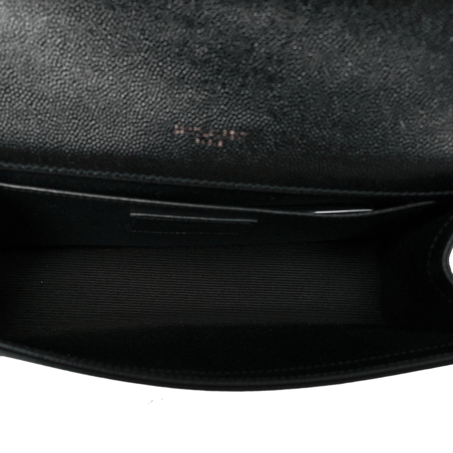 Grain De Poudre Medium Classic Monogram Kate Satchel Black