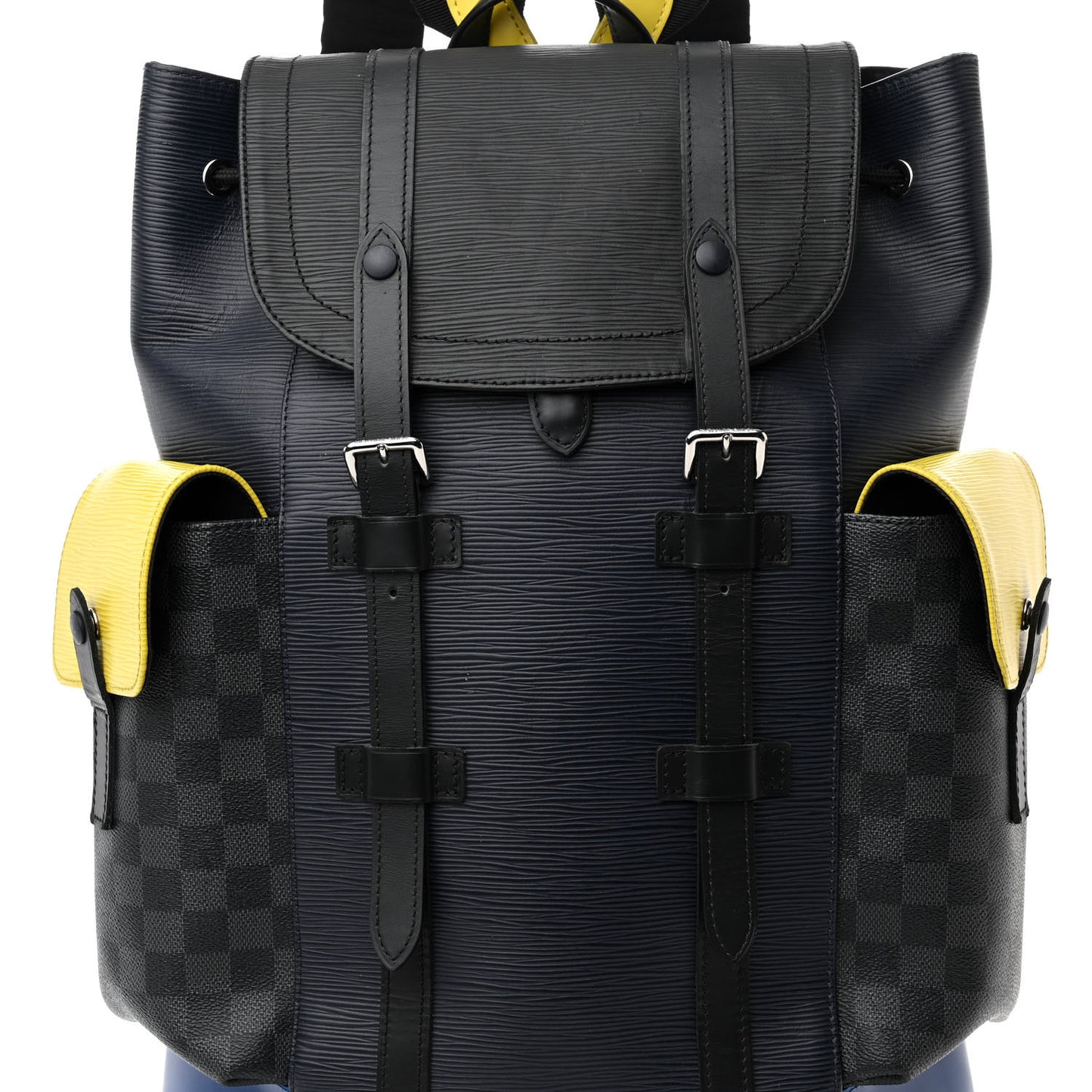 Epi Damier Cobalt Christopher Backpack PM