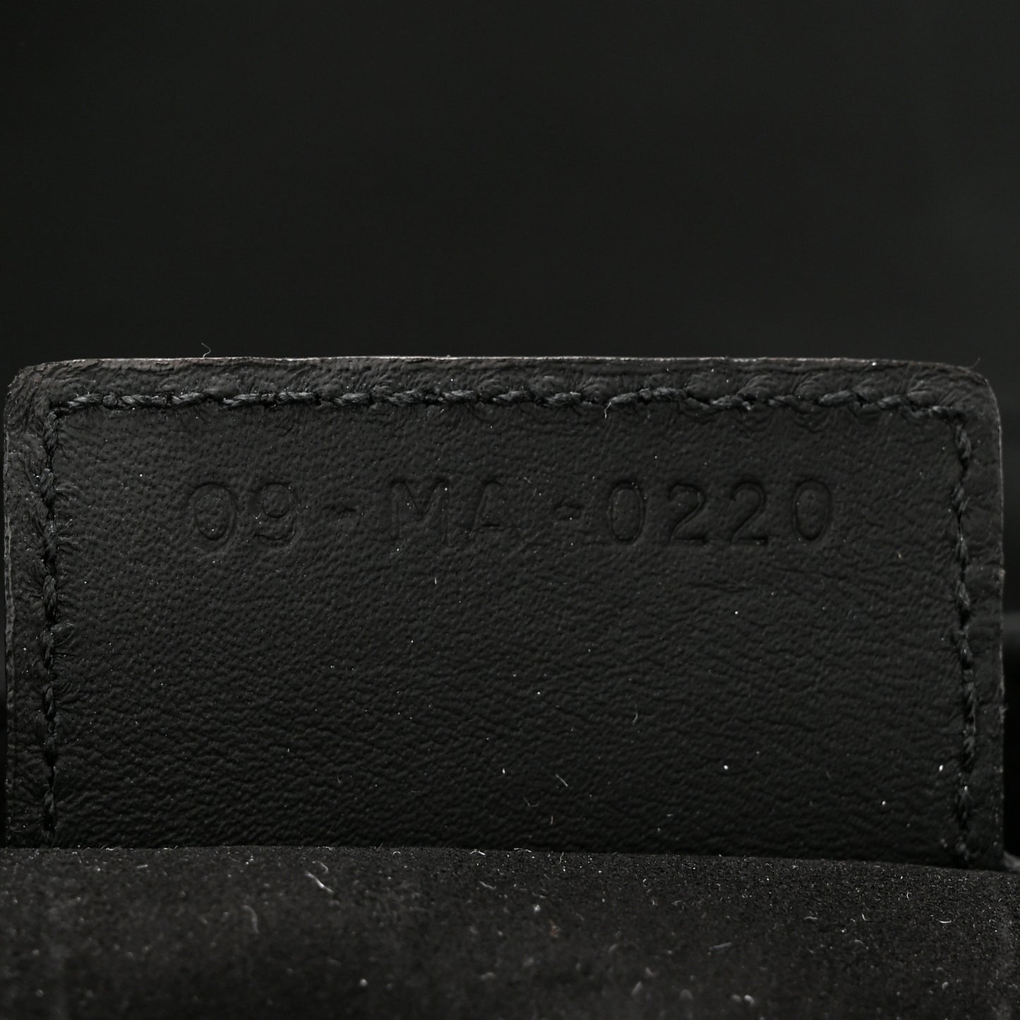 Ultra Matte Calfskin Saddle Bag Black