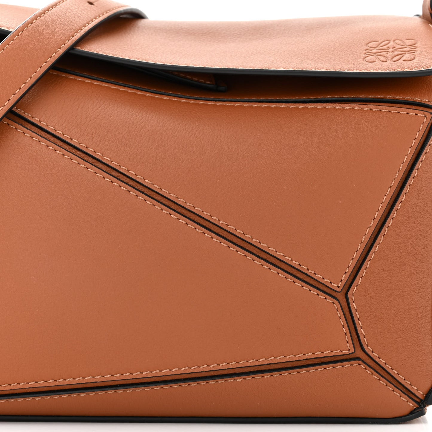 Calfskin Small Puzzle Bag Tan