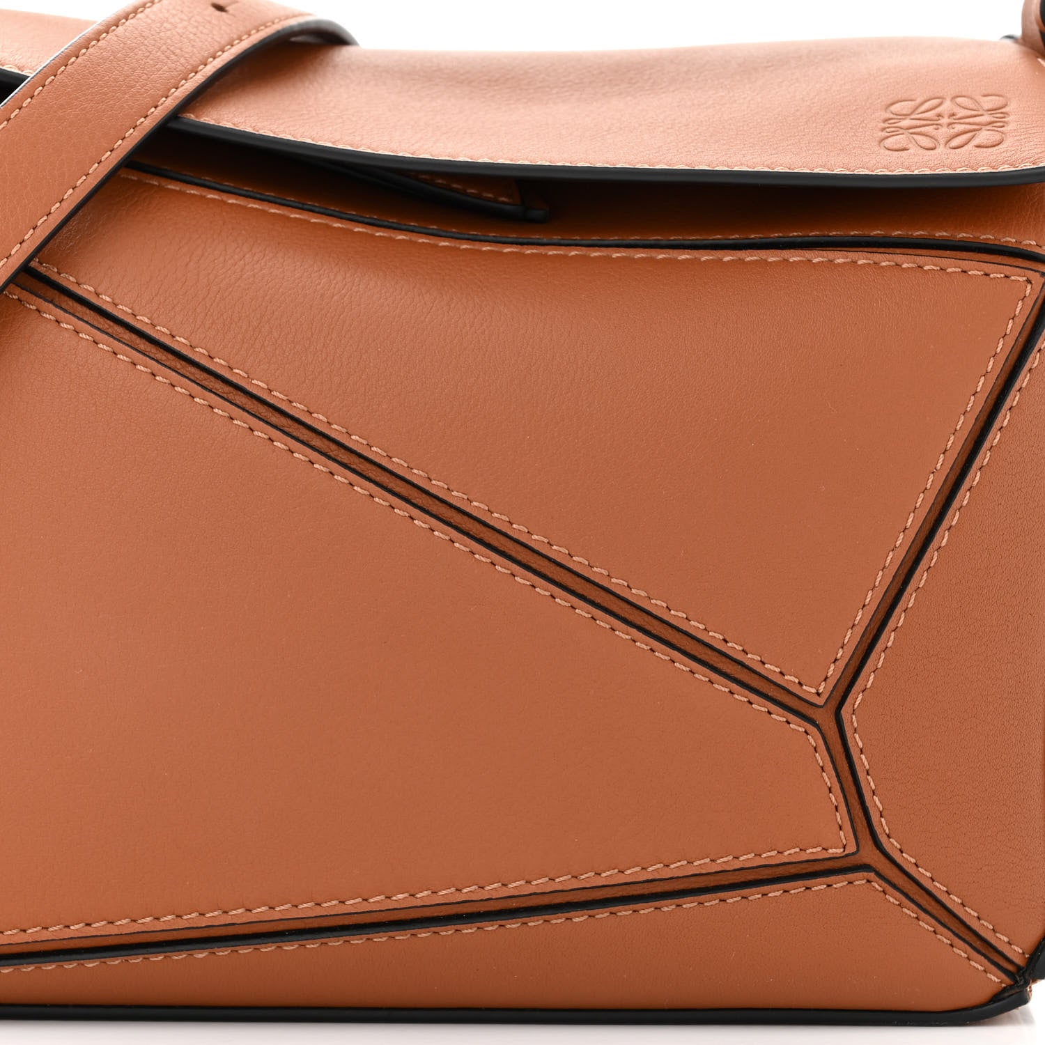 Loewe Calfskin Small Puzzle Bag Tan 7 of 10