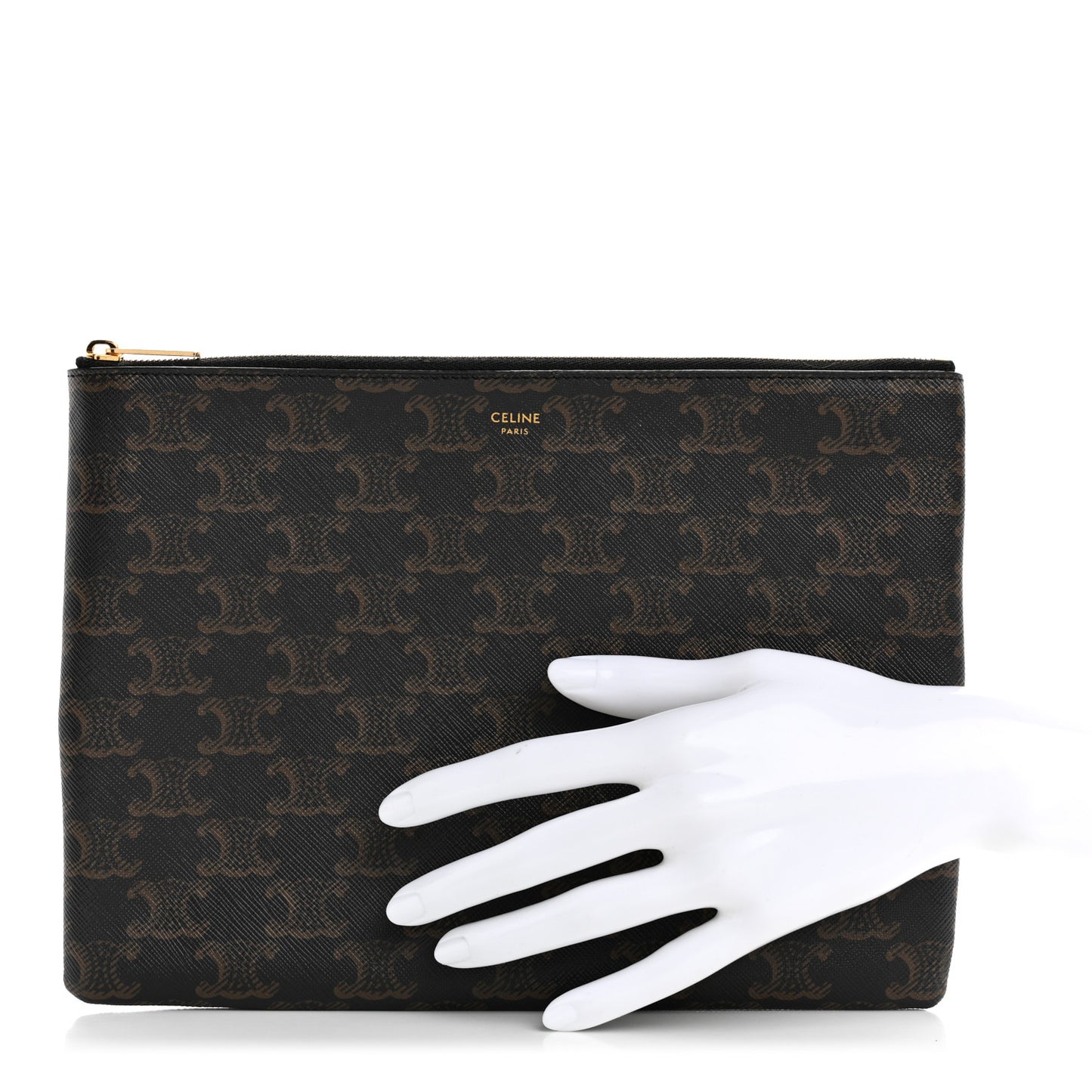Triomphe Canvas Pouch Black