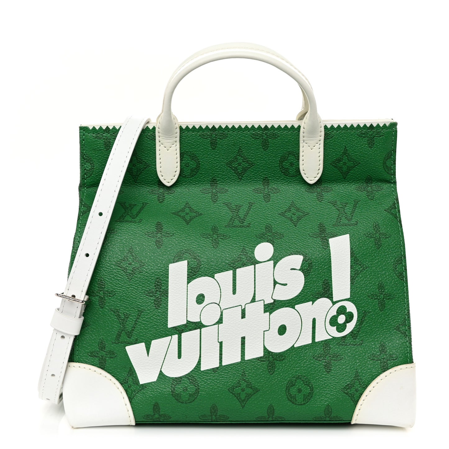 Vintage Monogram Everyday LV Litter Green