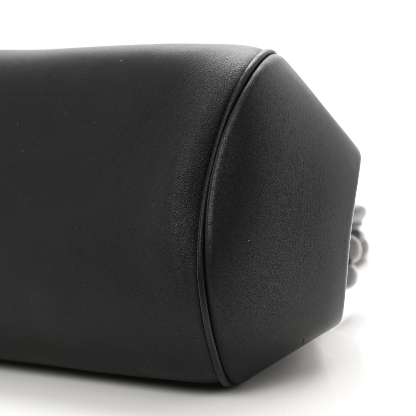 Calfskin Frame Satchel Black