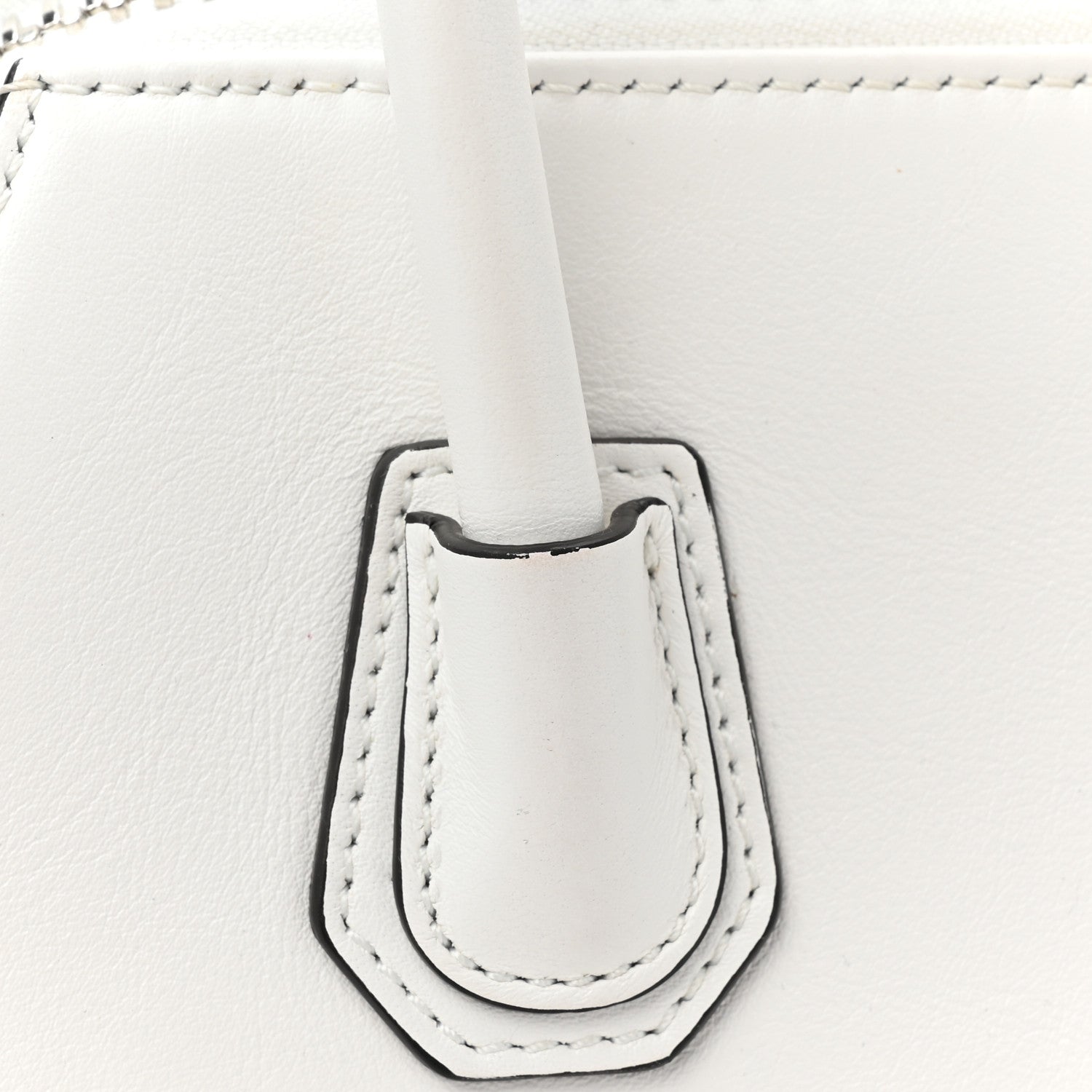 Givenchy Calfskin Signature Logo Small Antigona White 12 of 15