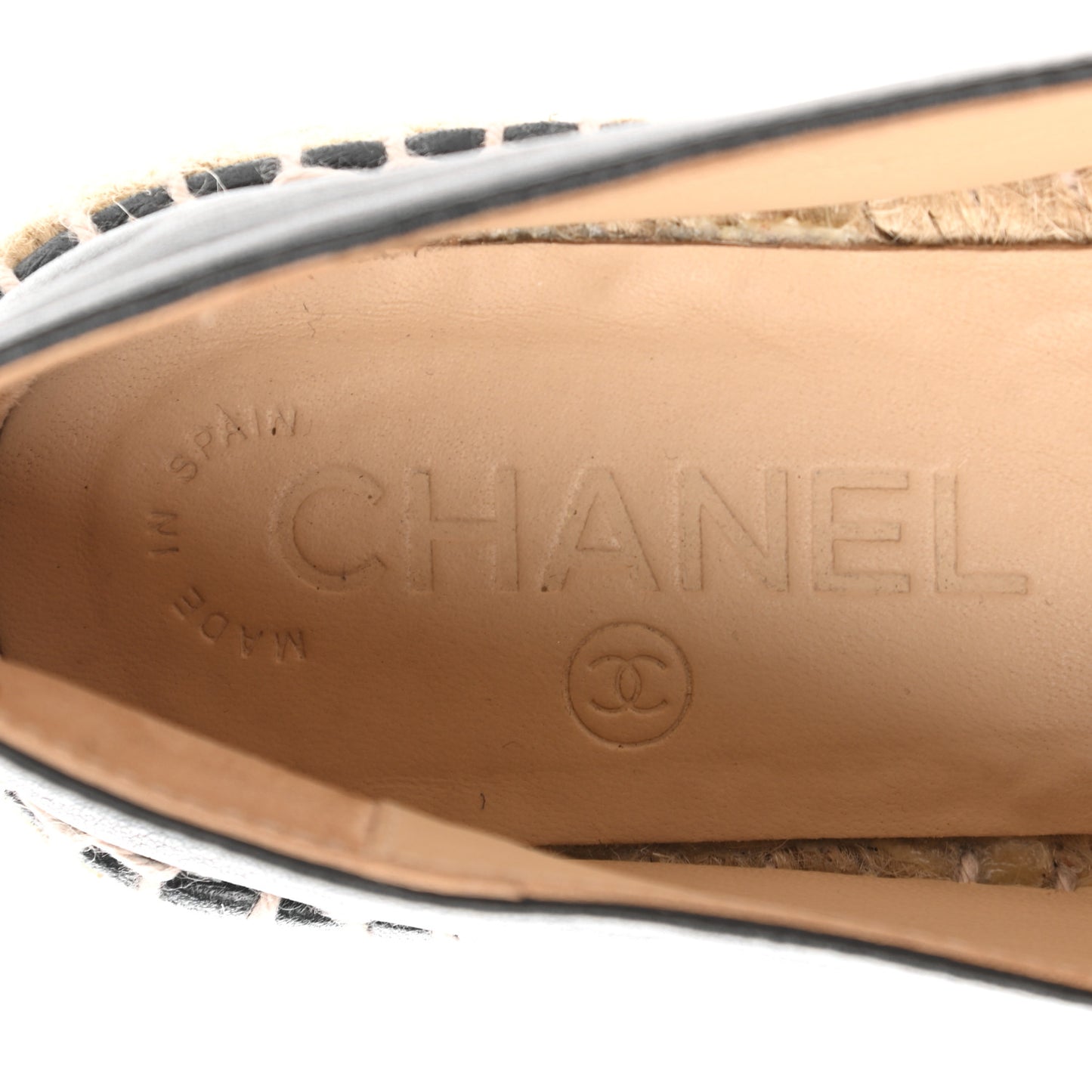 Lambskin CC Espadrilles 36 Black