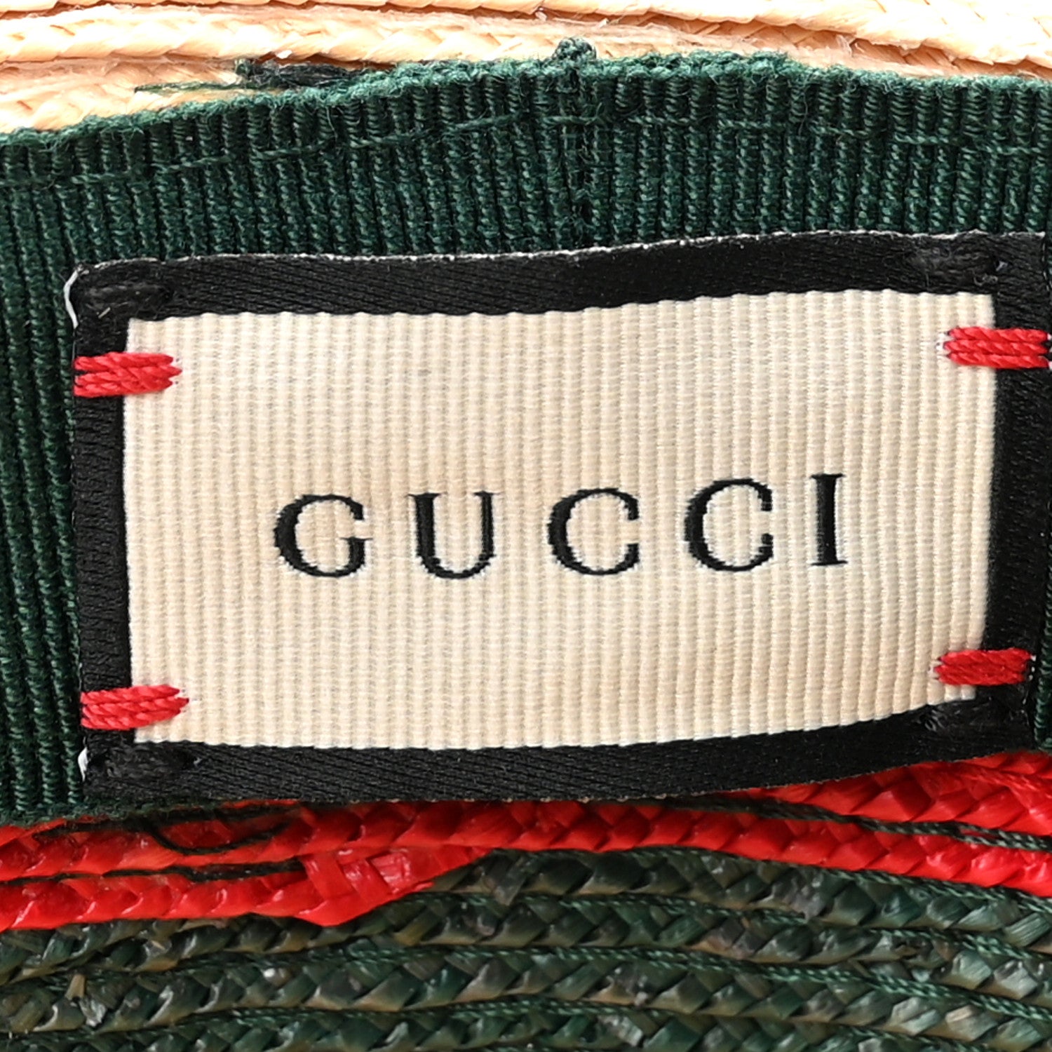 Gucci Abaca Straw Web Fedora Hat S 9 of 11
