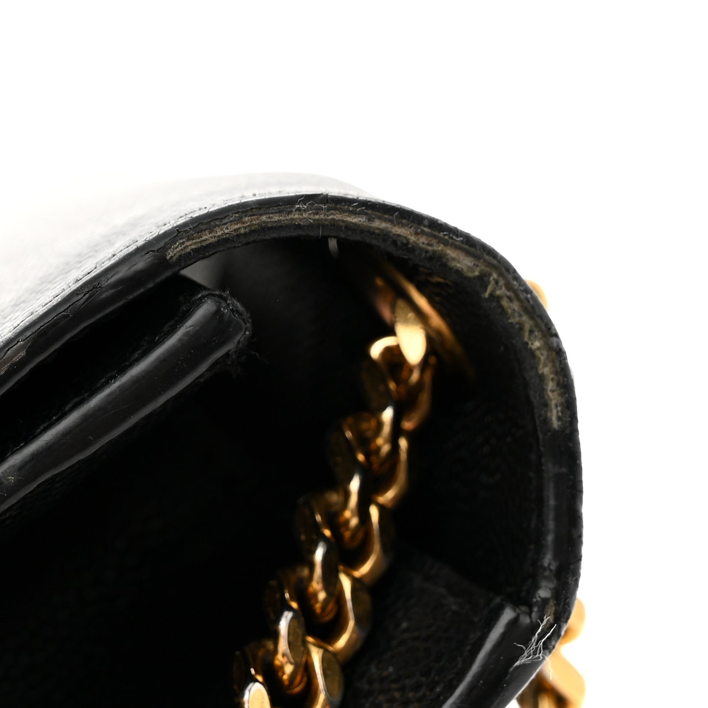 Grain De Poudre Medium Classic Monogram Kate Satchel Black