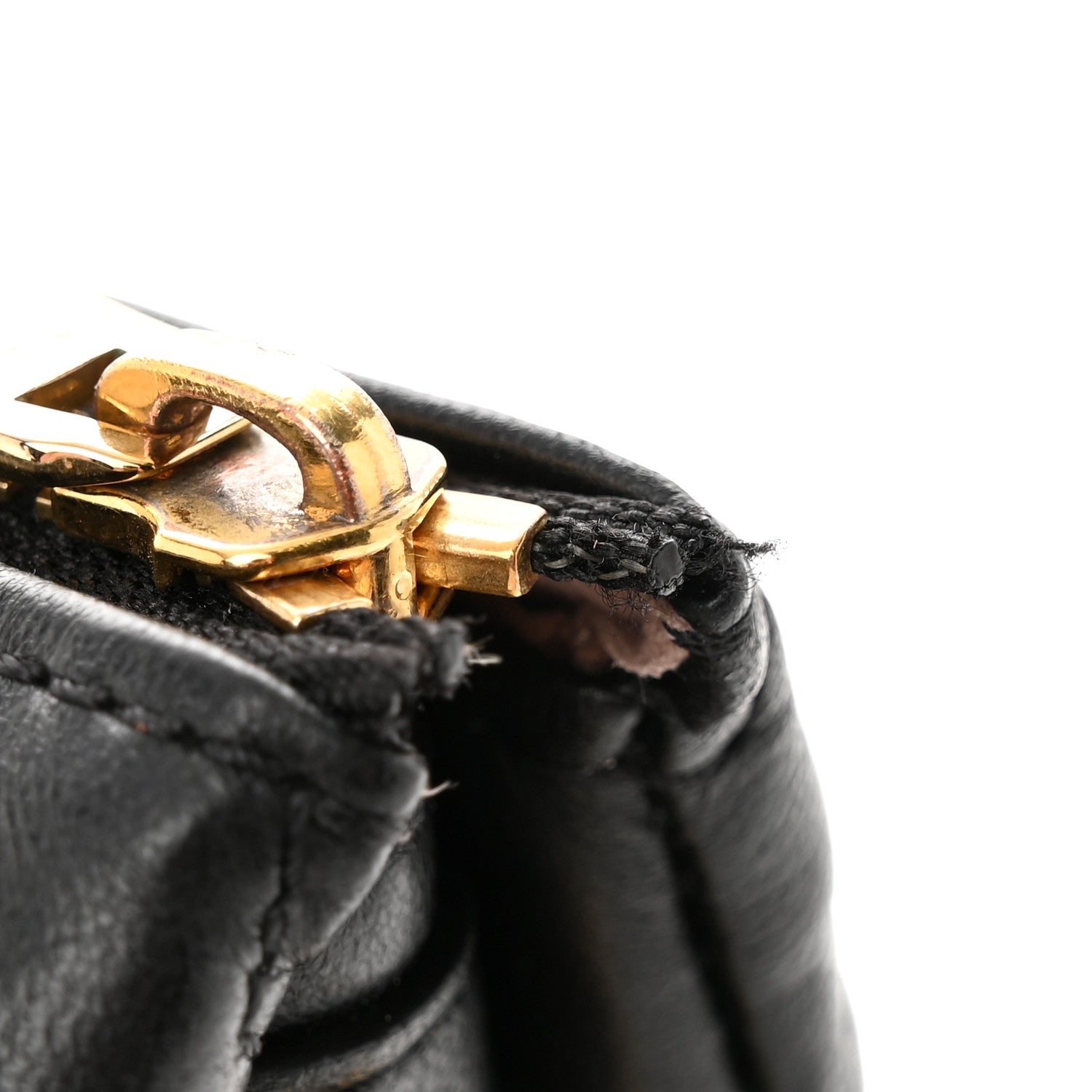 Louis Vuitton Lambskin Embossed Monogram Coussin PM Black 11 of 13