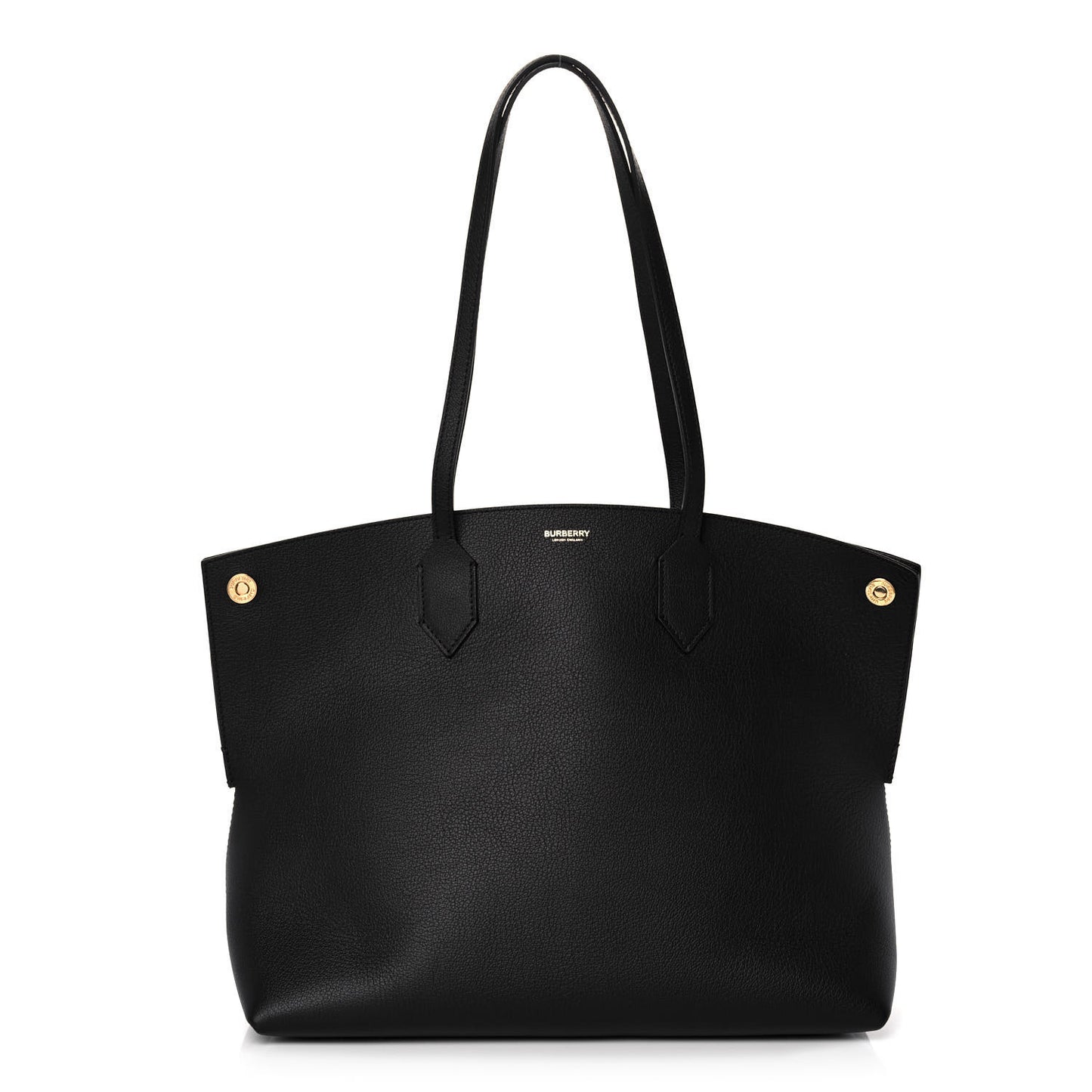Calfskin Large Society Tote Black