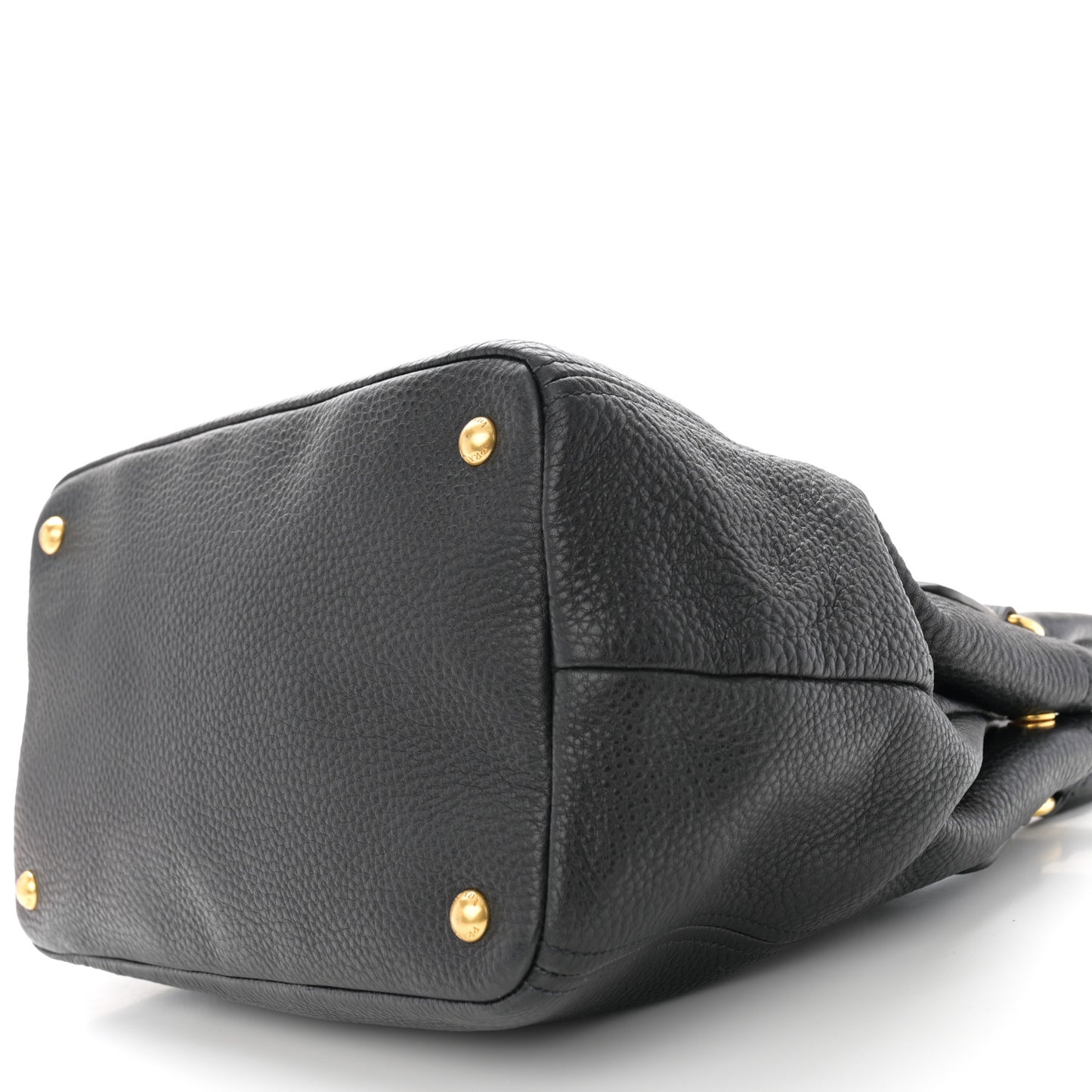 Vitello Daino Tote Black