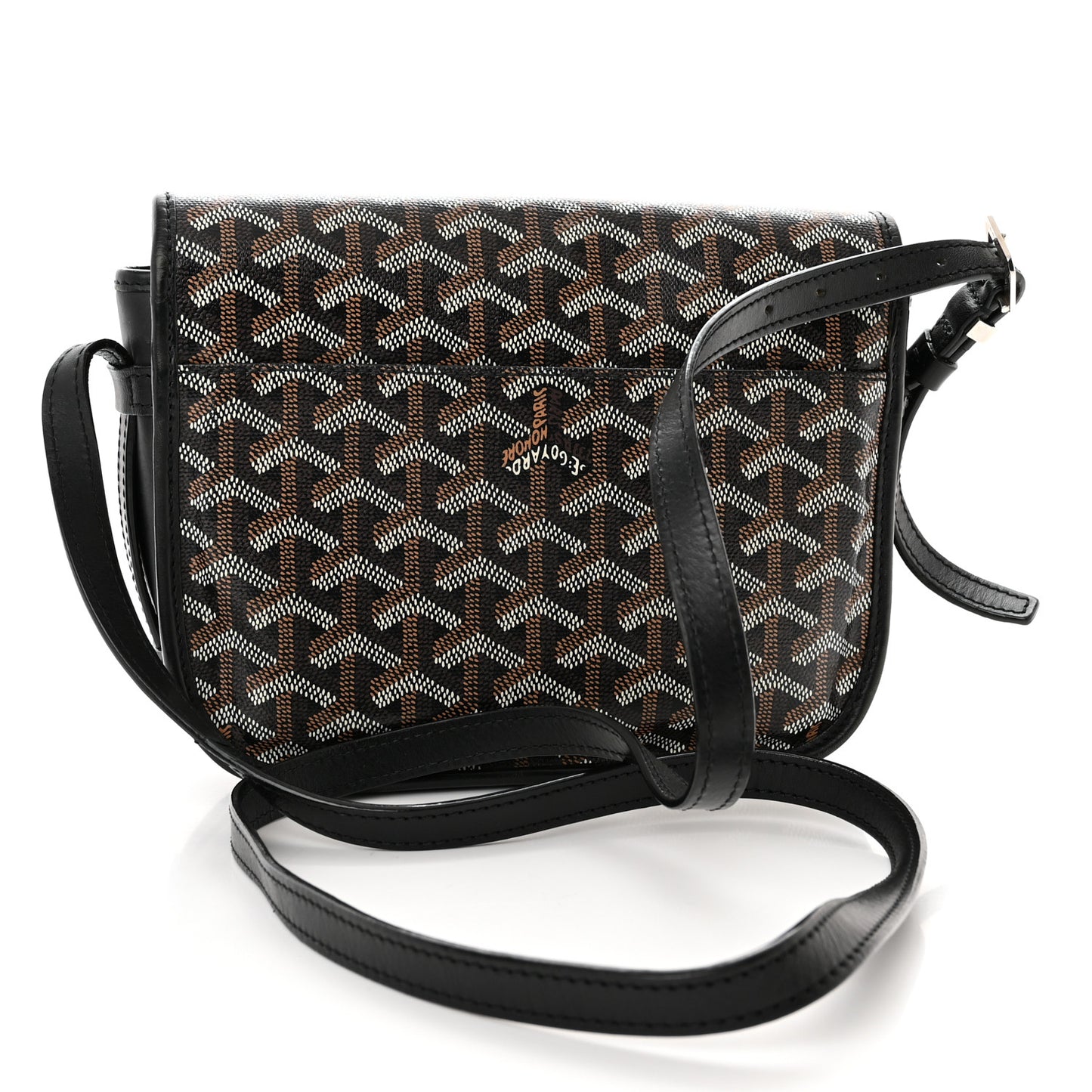 Goyardine Belvedere PM Messenger Bag Black