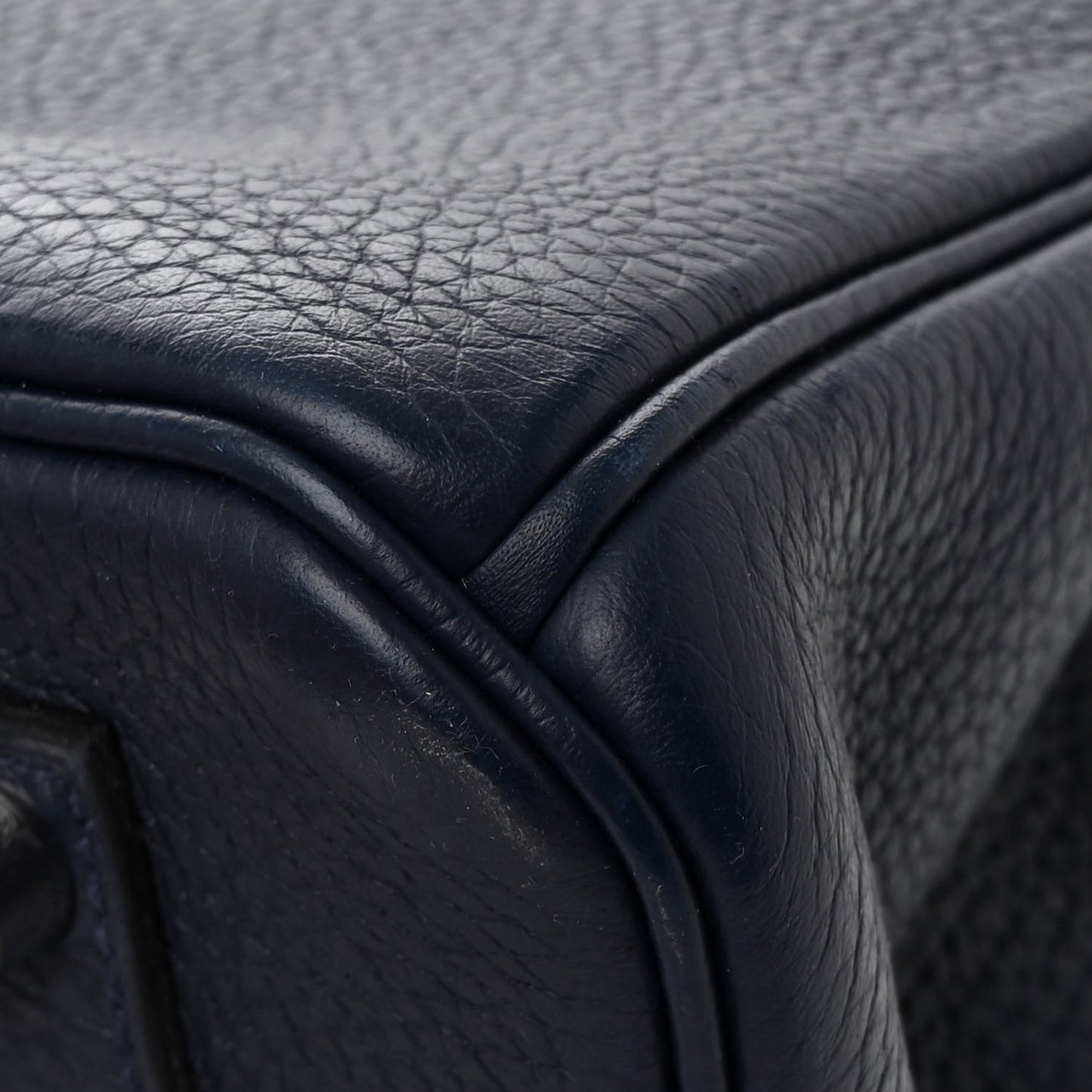 Togo Verso Birkin 35 Bleu Nuit Rose Pourpre