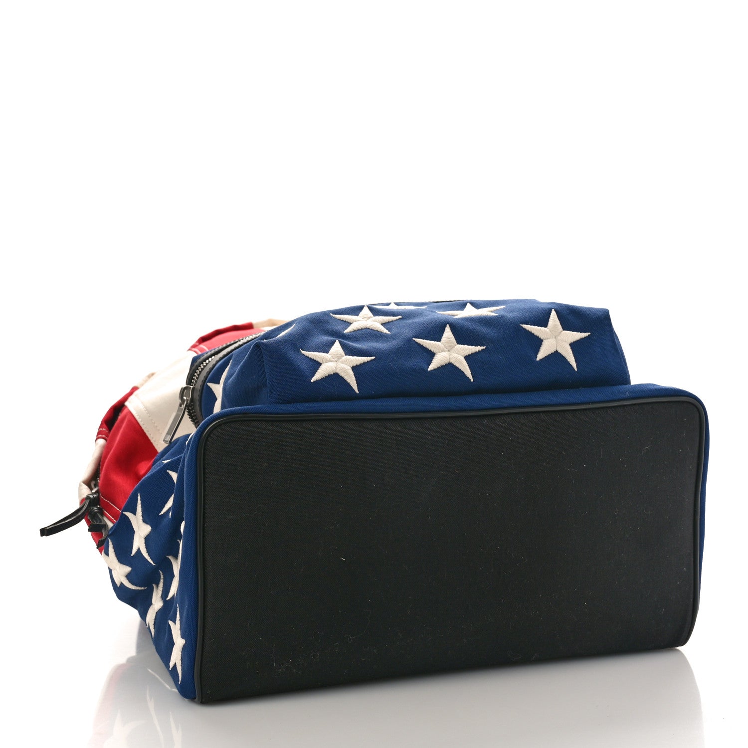 Saint Laurent Canvas American Flag Backpack Red White Blue 4 of 9