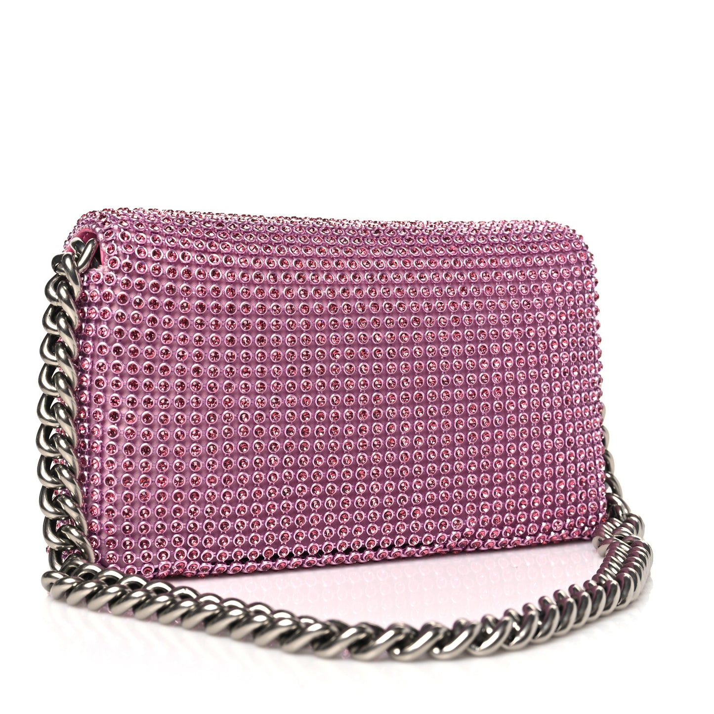 The Rhinestone J Marc Mini Shoulder Bag Petal Pink