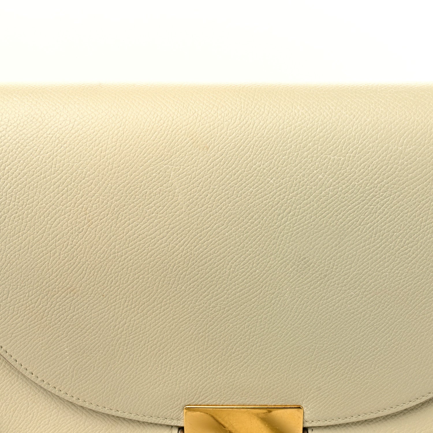 Celine Grained Calfskin Compact Trotteur White 11 of 11