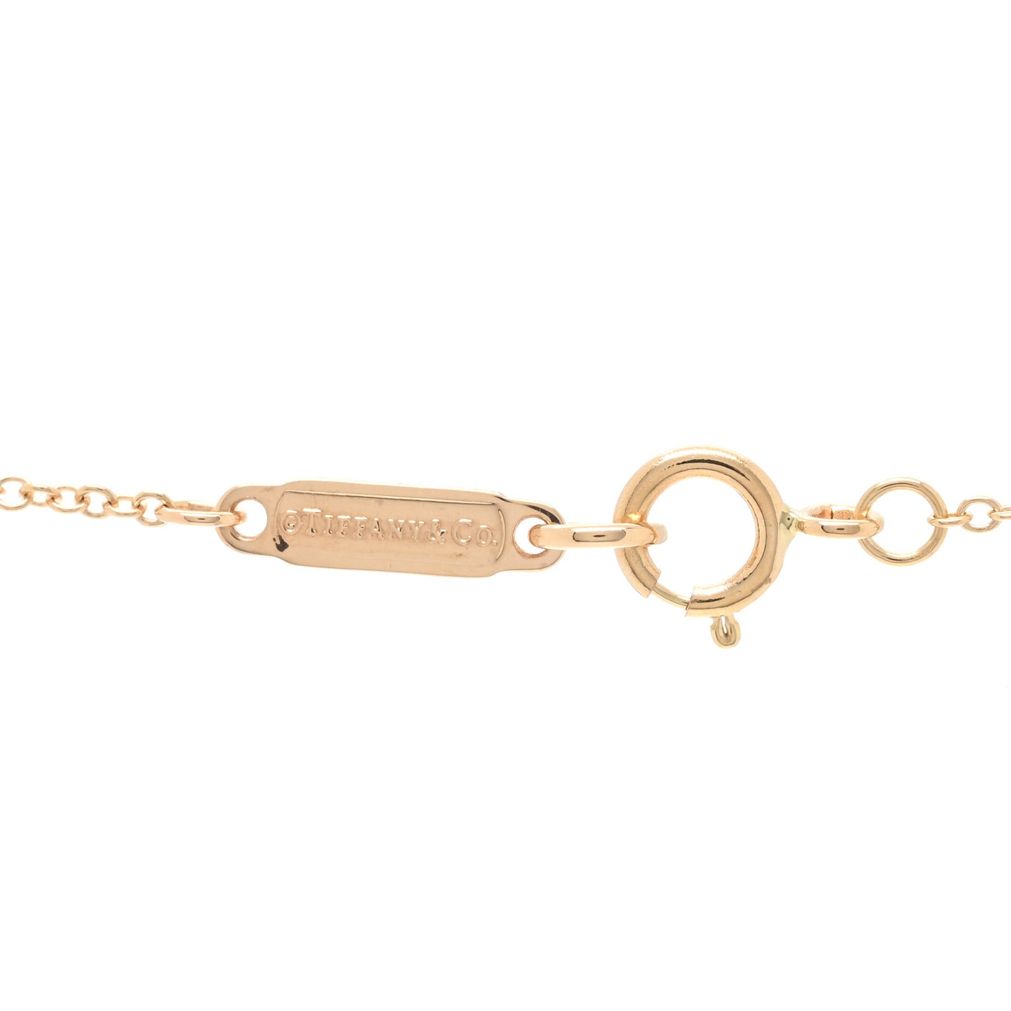 18K Rose Gold Twist Bow Pendant Necklace